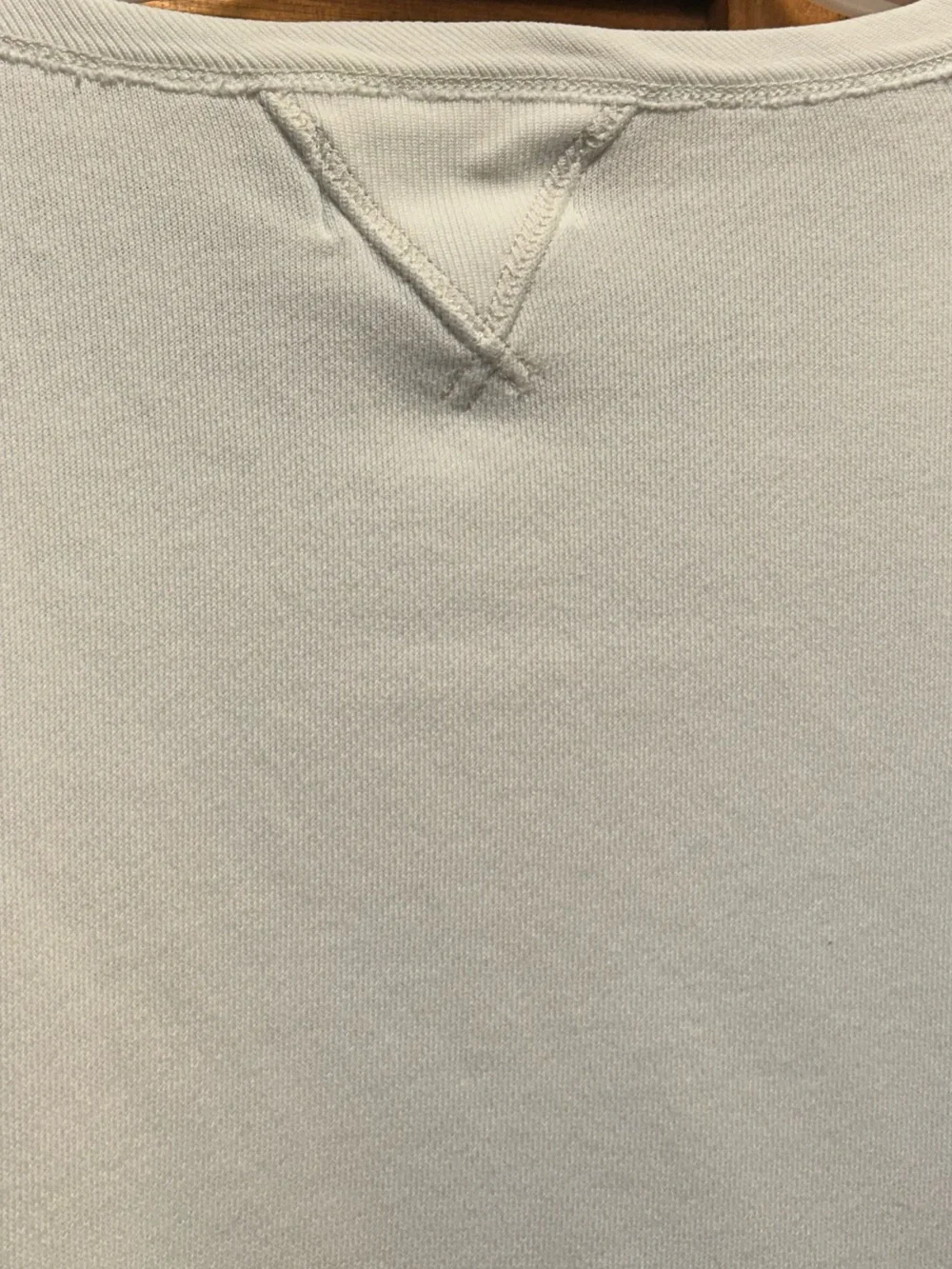 Polo Ralph Lauren Cream Crewneck Sweatshirt with Faded Anchor Graphic